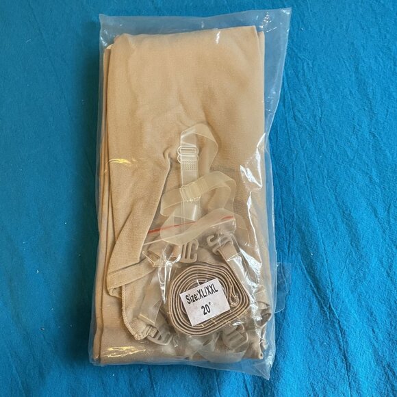 Balera Dancewear Tan Convertible Body Tights with Two Sets of Straps Size X/2X - Picture 4 of 4